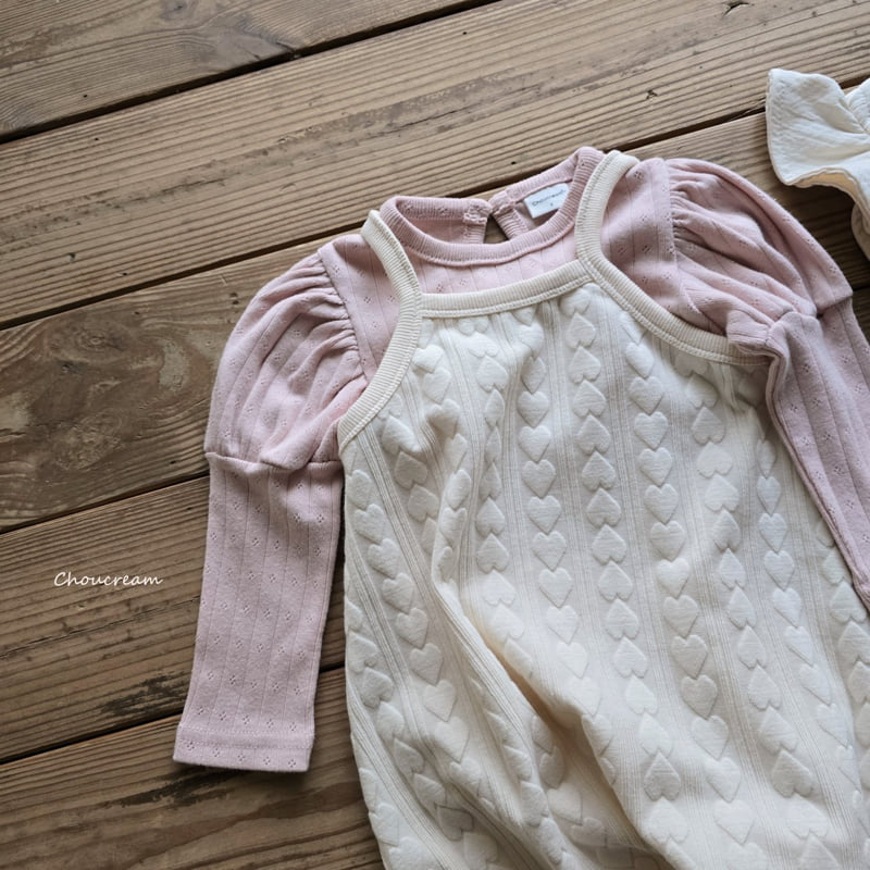 Choucream - Korean Baby Fashion - #onlinebabyshop - Heart Suit - 8