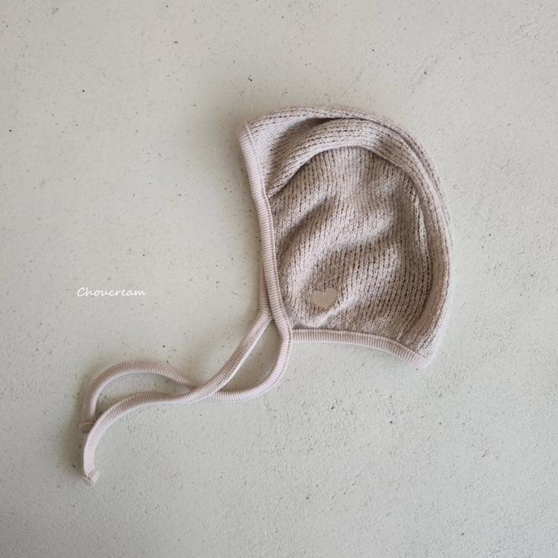 Choucream - Korean Baby Fashion - #onlinebabyshop - Heart Knit Hat - 6