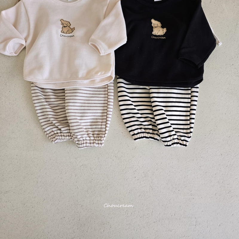 Choucream - Korean Baby Fashion - #smilingbaby - Stripe Jogger Pants - 2