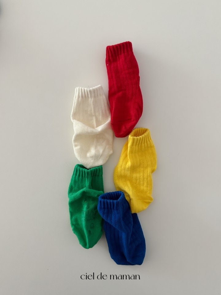 Ciel De Maman - Korean Baby Fashion - #babyclothing - Rainbow Socks - 5