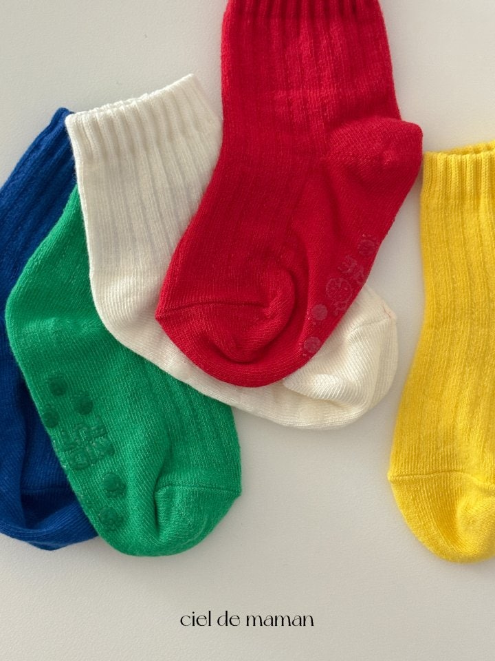 Ciel De Maman - Korean Baby Fashion - #babyfashion - Rainbow Socks - 6