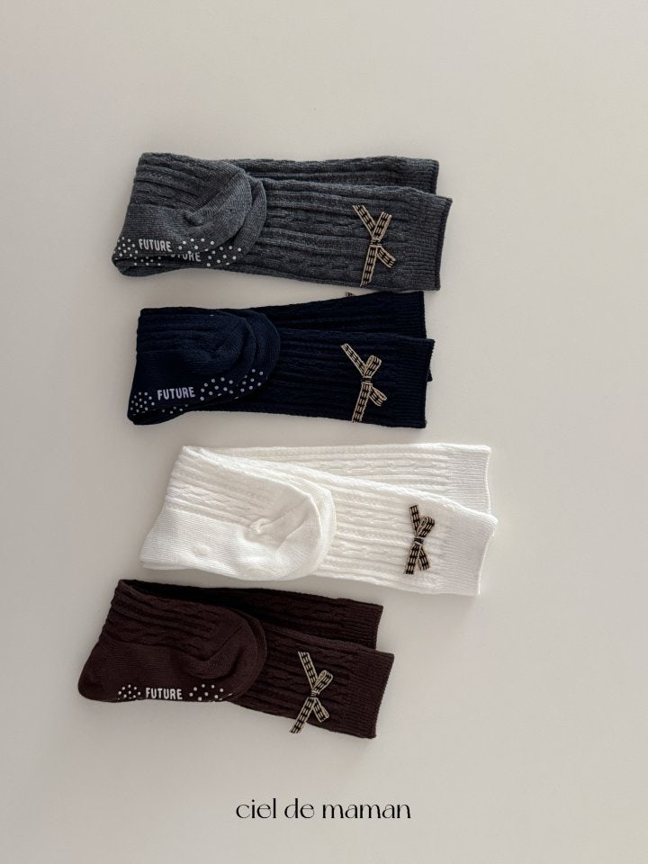 Ciel De Maman - Korean Baby Fashion - #babygirlfashion - Lovely Ribbon Knee Socks - 9