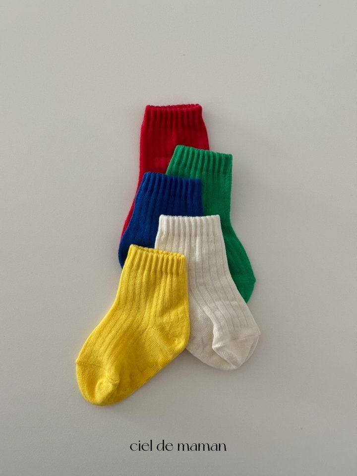 Ciel De Maman - Korean Baby Fashion - #babygirlfashion - Rainbow Socks - 8