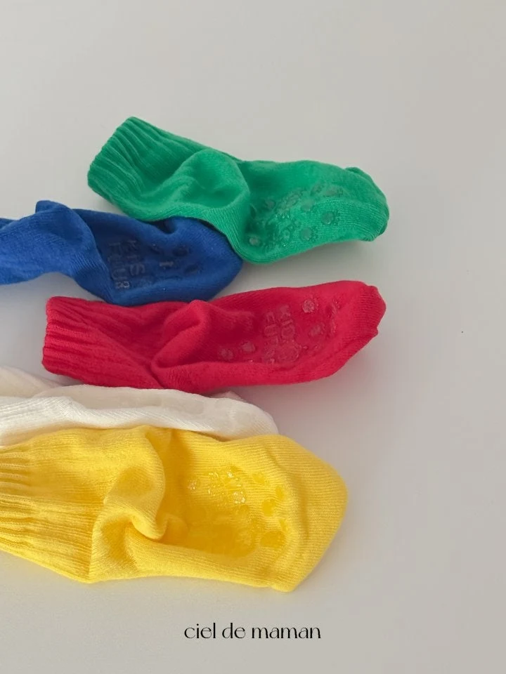 Ciel De Maman - Korean Baby Fashion - #onlinebabyshop - Rainbow Socks
