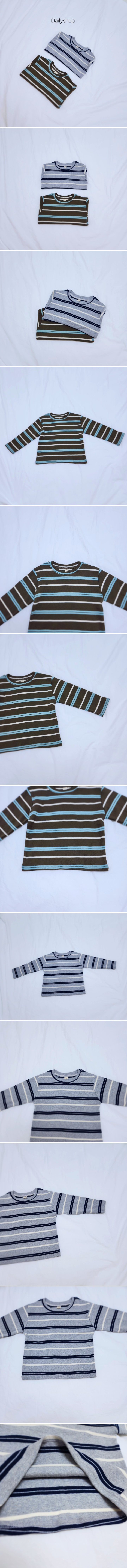 Daily shop - Korean Children Fashion - #childofig - Stripe Tee 4