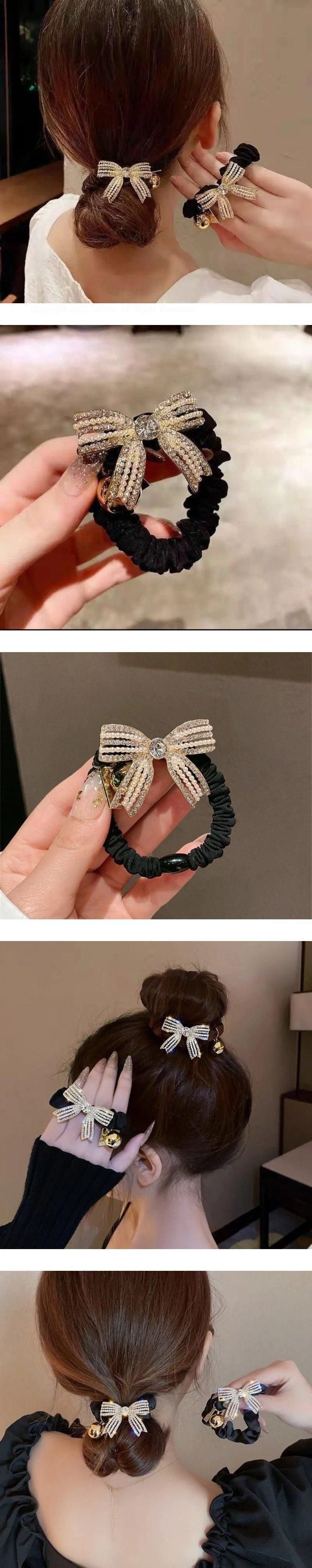 Daily shop - Korean Children Fashion - #designkidswear - Cubic Ribbon Scrunchie (Set of 3)