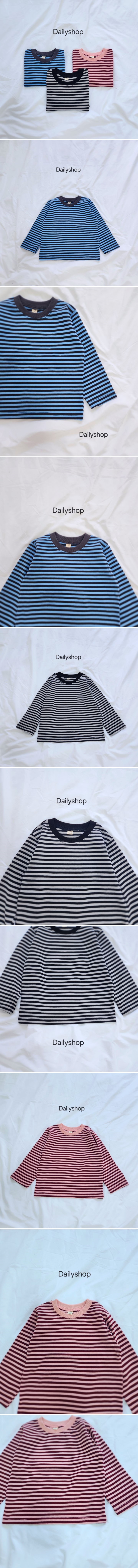 Daily shop - Korean Children Fashion - #designkidswear - Stripe Tee 2