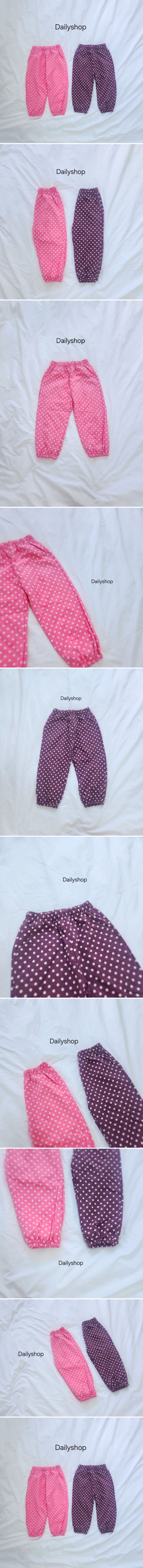 Daily shop - Korean Children Fashion - #discoveringself - Cotton Dot Pants