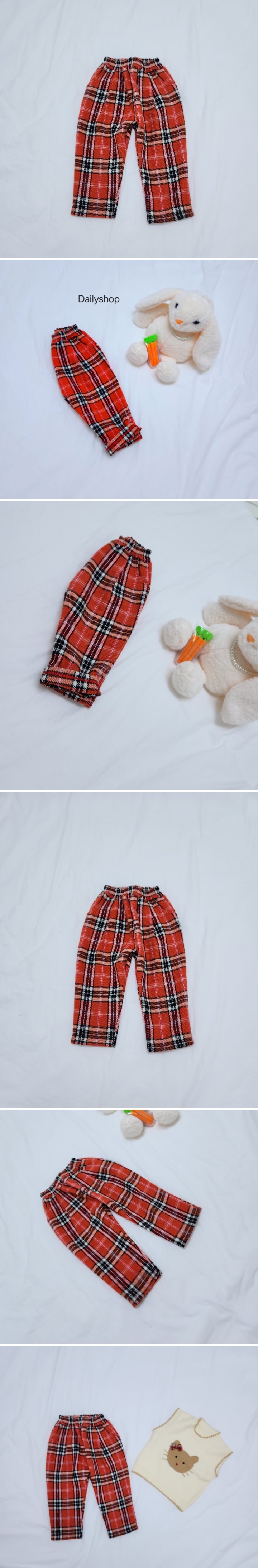 Daily shop - Korean Children Fashion - #fashionkids - Check Pants