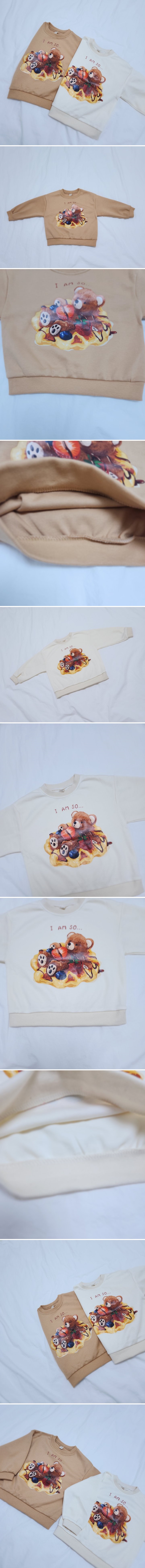 Daily shop - Korean Children Fashion - #prettylittlegirls - Waffle Bear Sweatshirt
