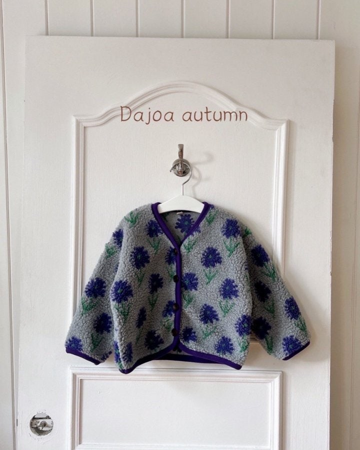 Dajoa - Korean Baby Fashion - #babyboutiqueclothing - Flower Fleece Jacket - 11