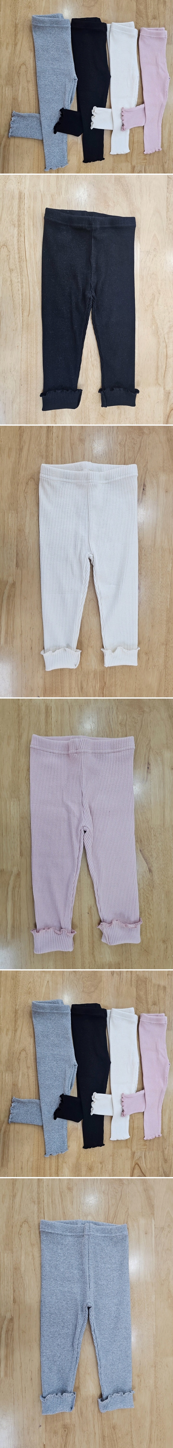 Dazzling - Korean Children Fashion - #littlefashionista - Ribbed Leggings