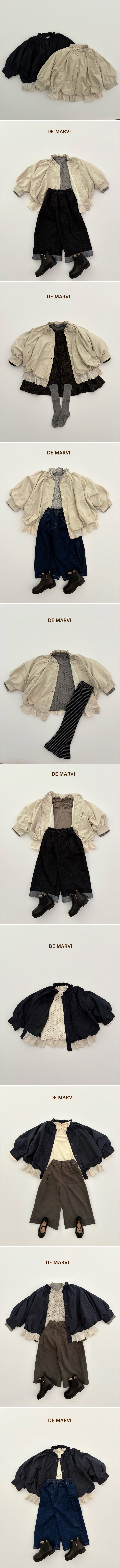 De Marvi - Korean Children Fashion - #fashionkids - Bonbon Lace Jacket - 2