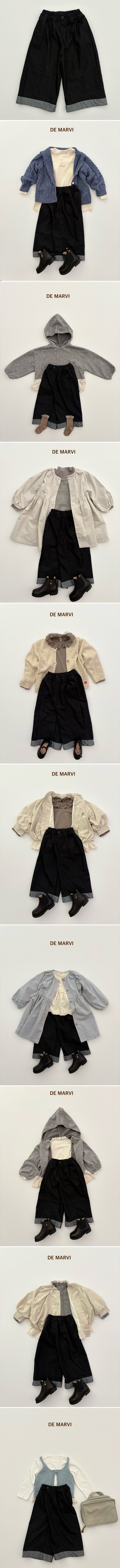 De Marvi - Korean Children Fashion - #toddlerclothing - Louise Denim Pants - 2