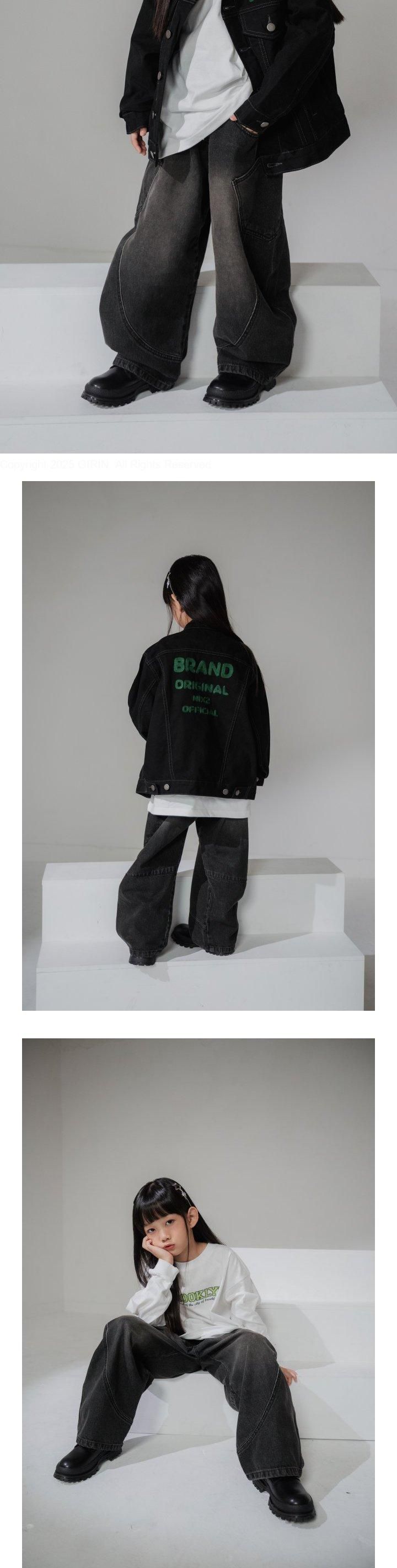 Decide Kids - Korean Children Fashion - #todddlerfashion - Curve Washed Pants