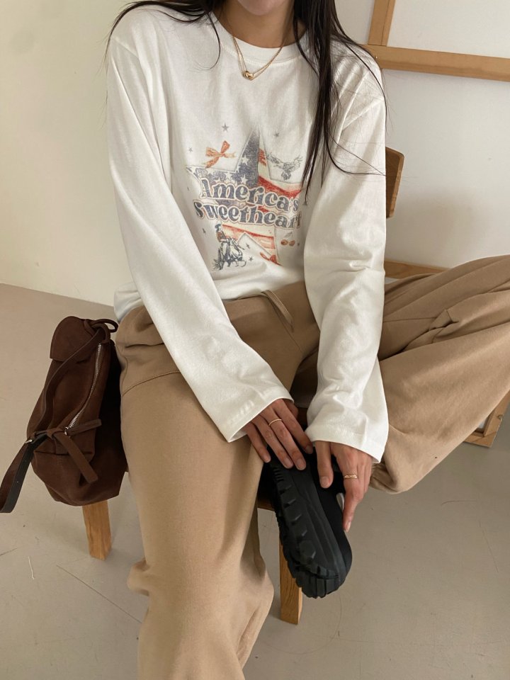 Diana - Korean Women Fashion - #womensfashion - America Tee - 4