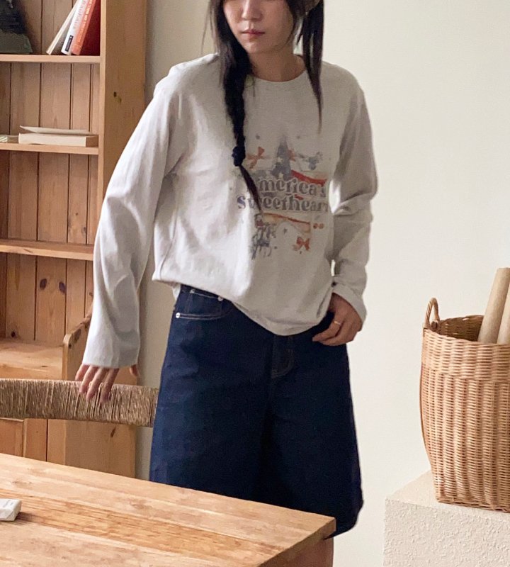 Diana - Korean Women Fashion - #momslook - America Tee - 8