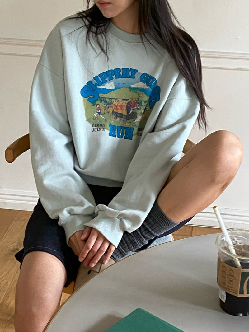 Diana - Korean Women Fashion - #momslook - Run Sweatshirt - 11