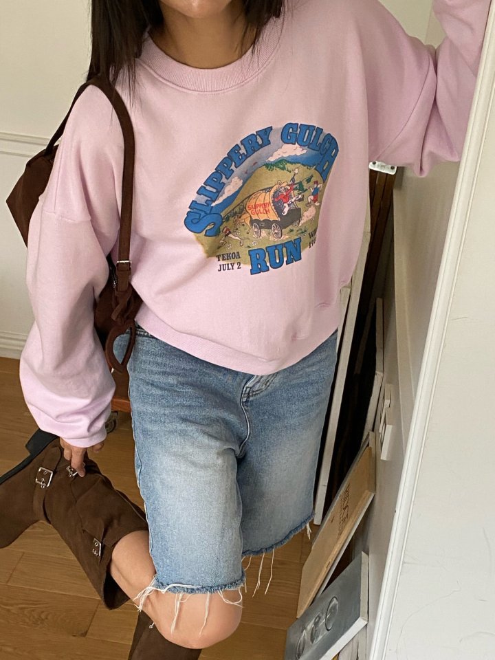 Diana - Korean Women Fashion - #momslook - Run Sweatshirt - 9