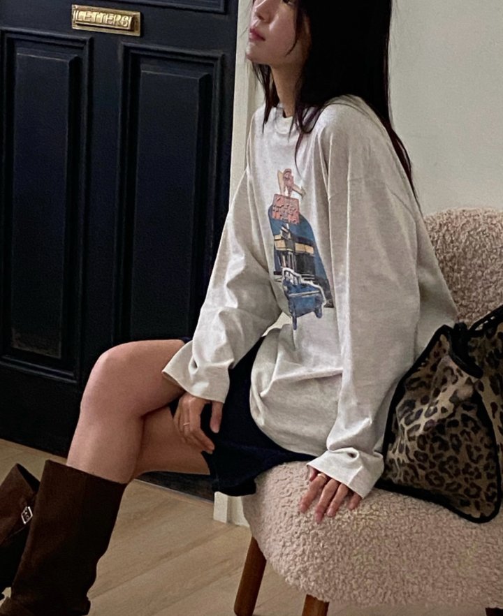 Diana - Korean Women Fashion - #restrostyle - Kappa Tee - 2