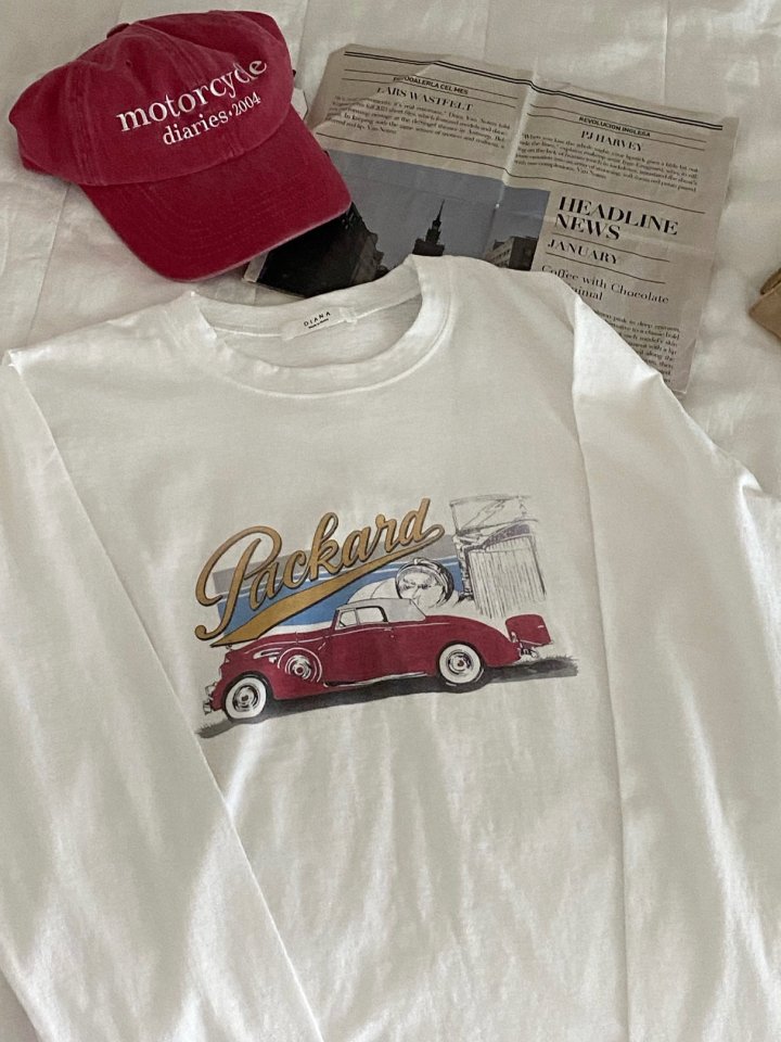 Diana - Korean Women Fashion - #vintageinspired - Packard Long Sleeve Tee - 3
