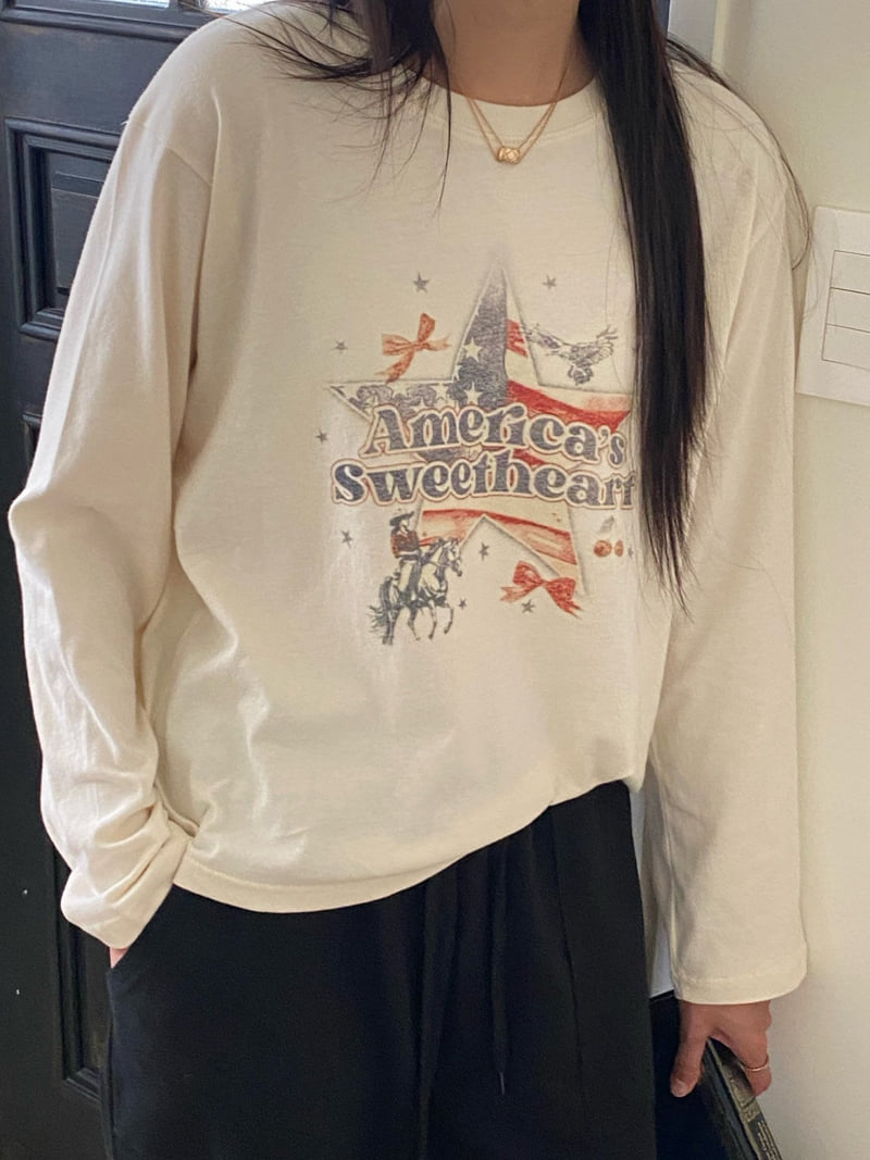 Diana - Korean Women Fashion - #womensfashion - America Tee - 11