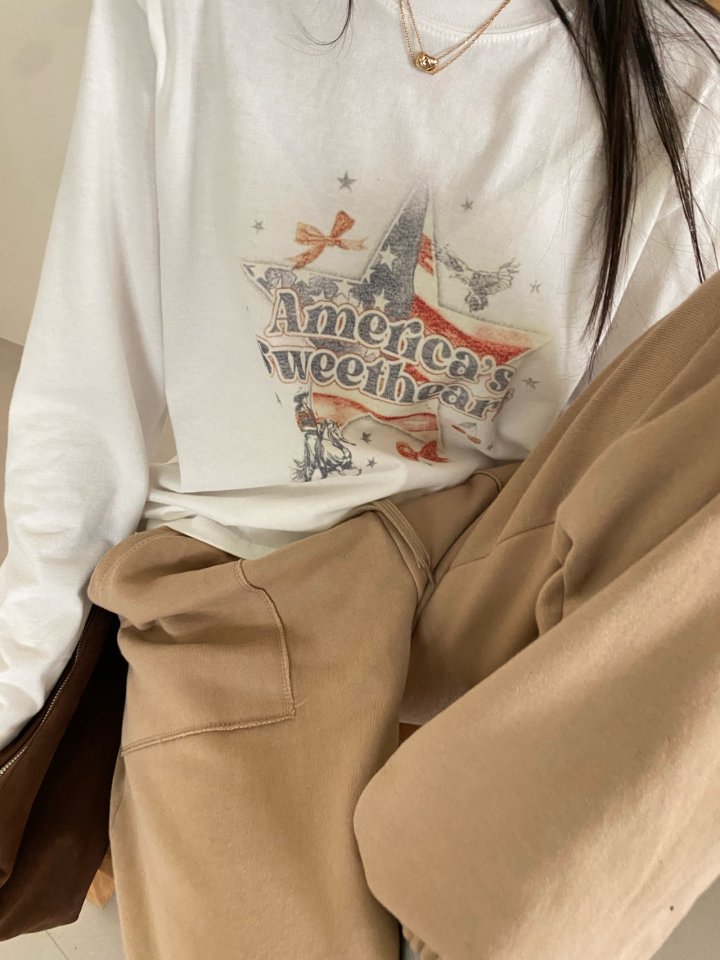Diana - Korean Women Fashion - #womensfashion - America Tee - 3