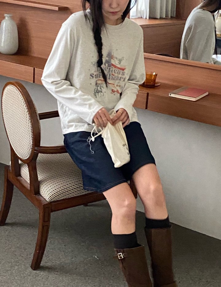 Diana - Korean Women Fashion - #womensfashion - America Tee - 7