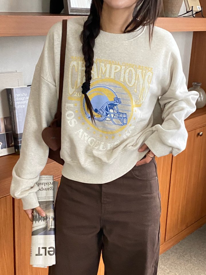 Diana - Korean Women Fashion - #womensfashion - Football Sweatshirt - 7