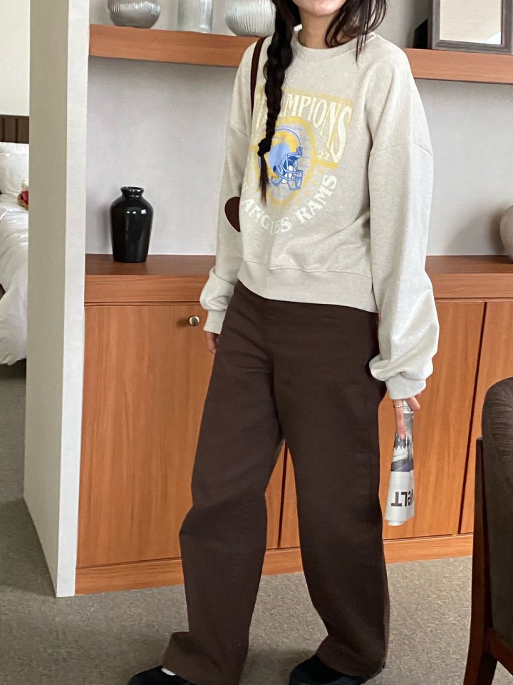 Diana - Korean Women Fashion - #womensfashion - Football Sweatshirt - 9