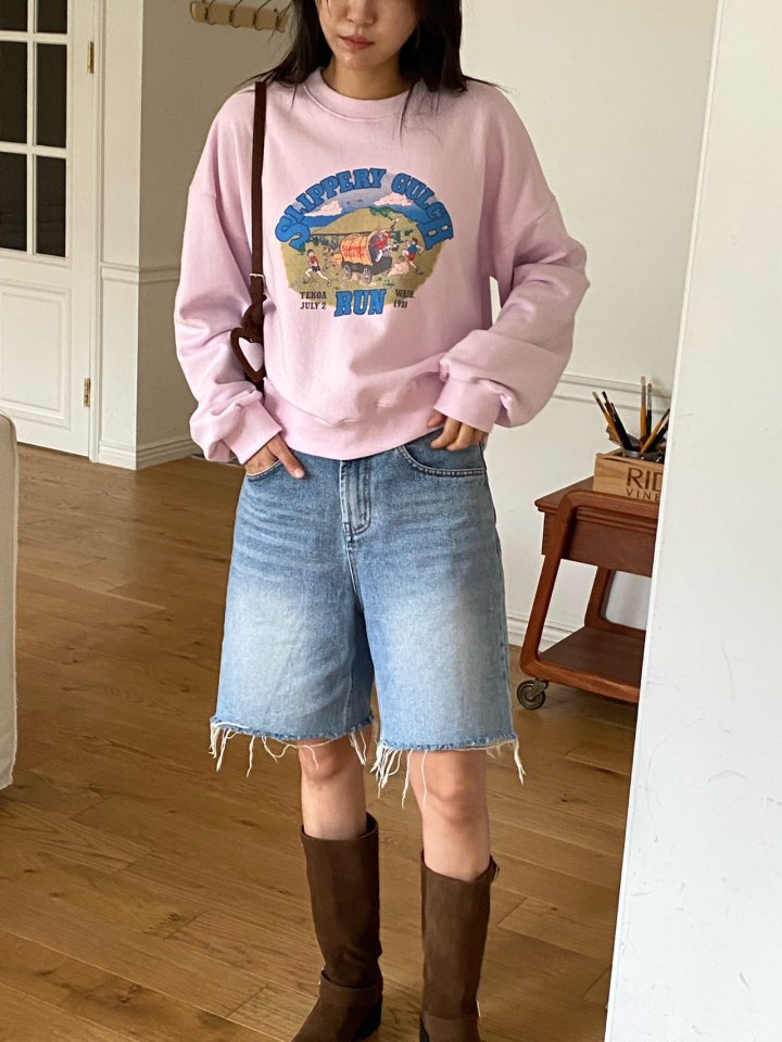 Diana - Korean Women Fashion - #womensfashion - Run Sweatshirt - 10