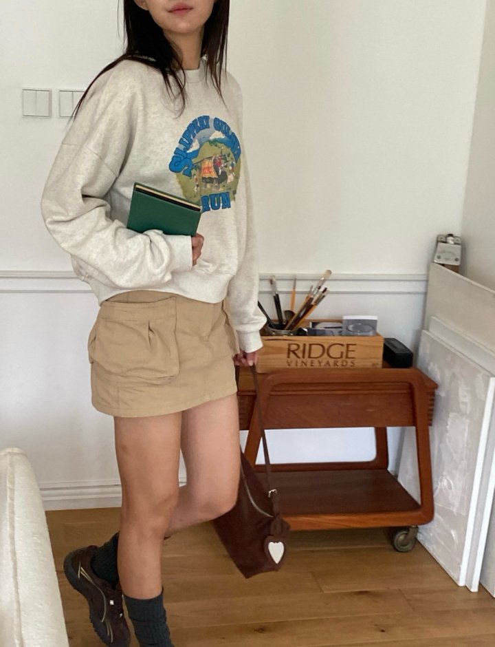 Diana - Korean Women Fashion - #momslook - Run Sweatshirt - 4