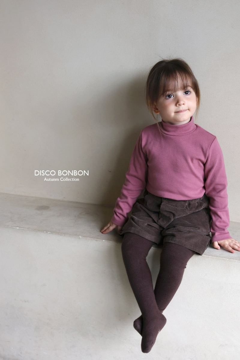 Disco Bonbon - Korean Children Fashion - #childofig - Comfort Neck Span Turtleneck Tee - 9
