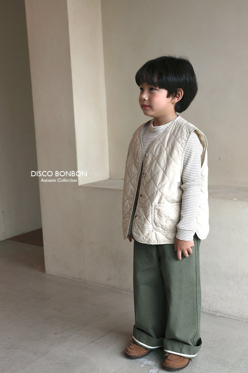 Disco Bonbon - Korean Children Fashion - #childofig - Cotton Quilting Vest - 11