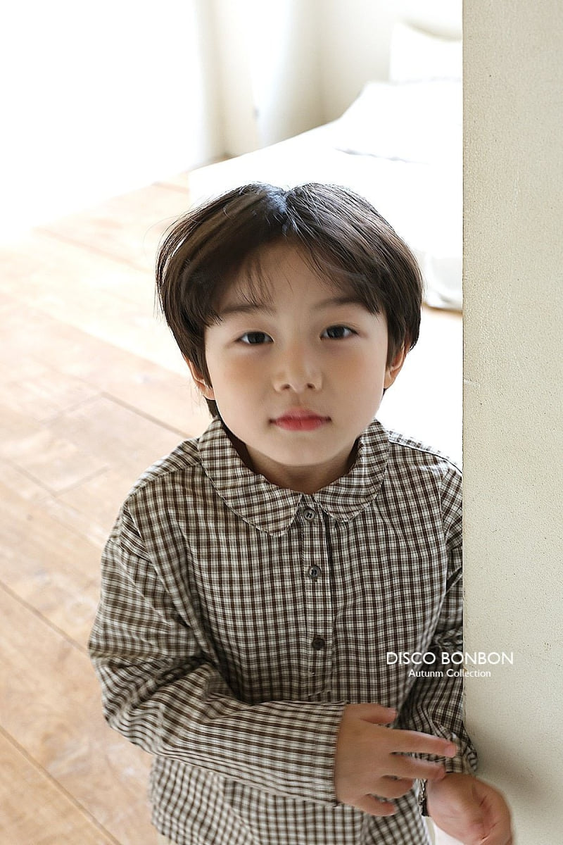 Disco Bonbon - Korean Children Fashion - #childofig - Tony Check Shirt - 8