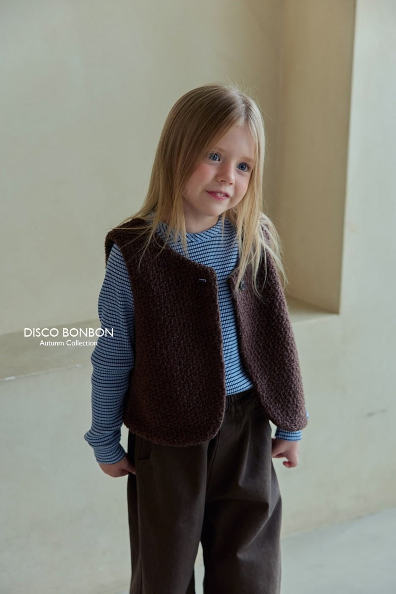 Disco Bonbon - Korean Children Fashion - #childrensboutique - Wool Vest - 8
