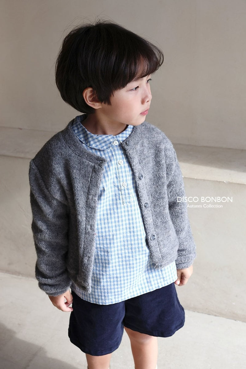 Disco Bonbon - Korean Children Fashion - #childrensboutique - Tony Check Shirt - 9
