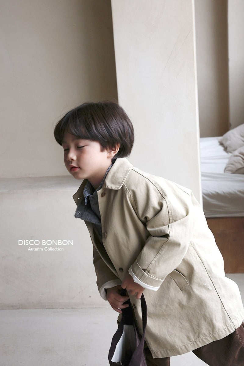 Disco Bonbon - Korean Children Fashion - #discoveringself - Dover Trench Coat - 11