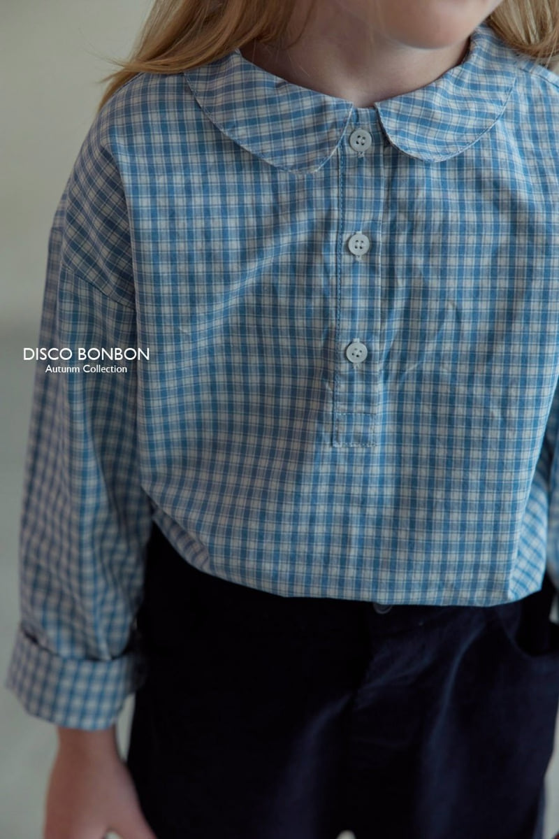 Disco Bonbon - Korean Children Fashion - #discoveringself - Tony Check Shirt - 11