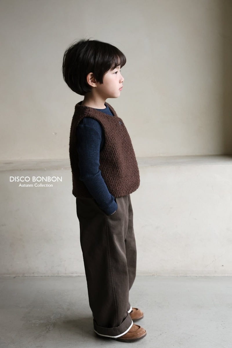 Disco Bonbon - Korean Children Fashion - #kidsshorts - Wool Vest - 12