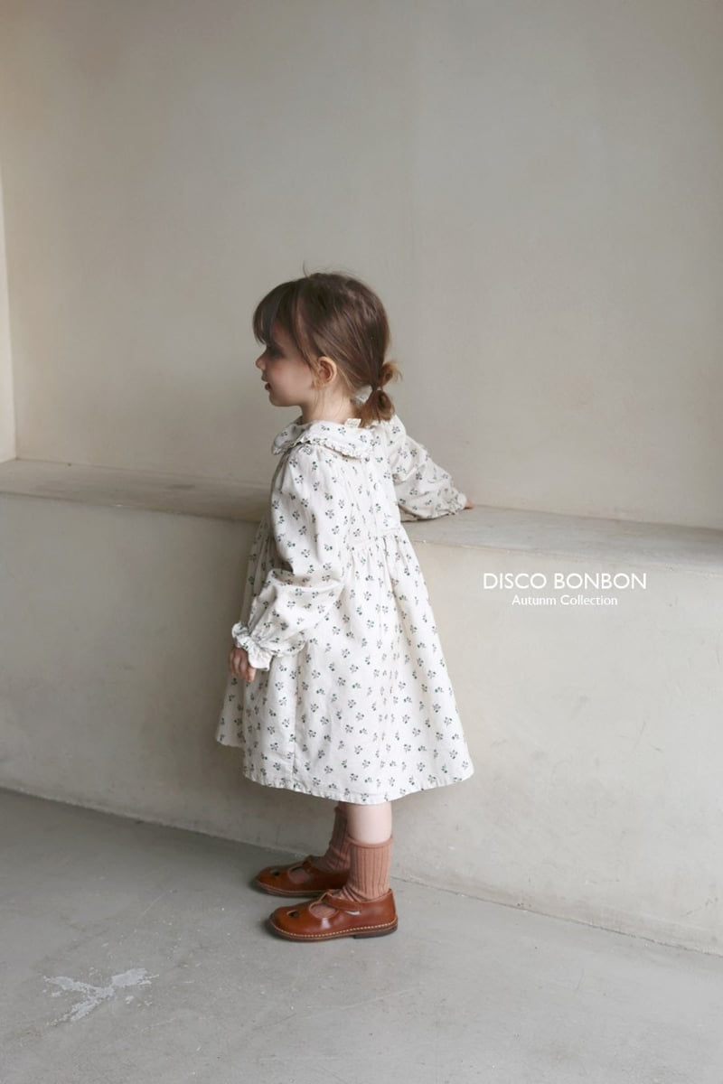 Disco Bonbon - Korean Children Fashion - #kidzfashiontrend - Baba Flower Corduroy One-piece - 11