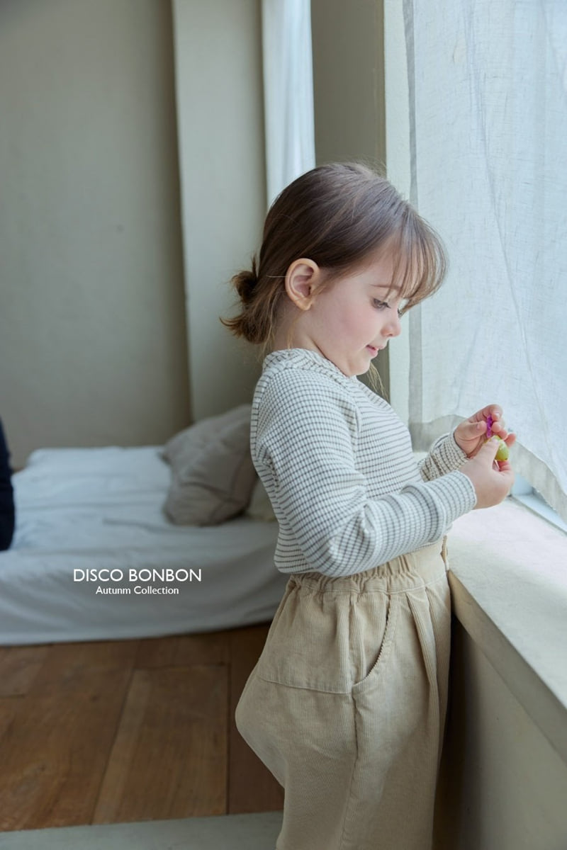 Disco Bonbon - Korean Children Fashion - #littlefashionista - Line Span Tee - 3