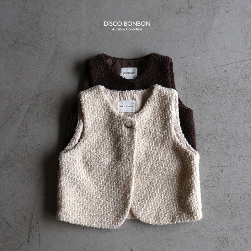 Disco Bonbon - Korean Children Fashion - #magicofchildhood - Wool Vest
