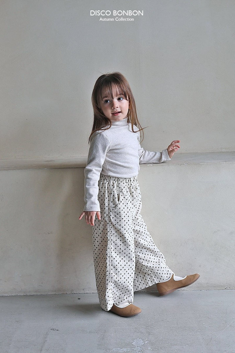 Flower Corduroy Wide Pants by Disco Bonbon for Child - view 11