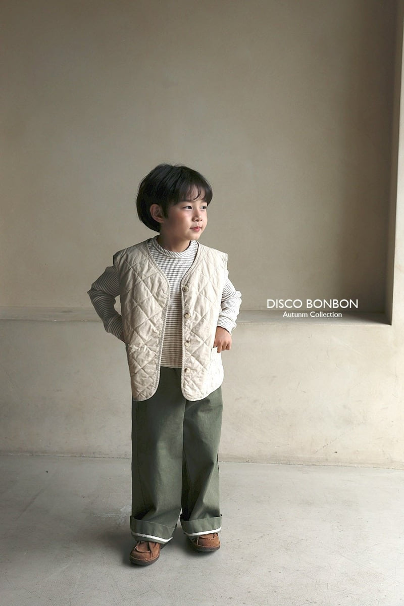 Disco Bonbon - Korean Children Fashion - #minifashionista - Cotton Quilting Vest - 9