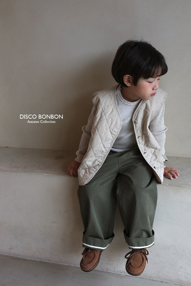 Disco Bonbon - Korean Children Fashion - #prettylittlegirls - Cotton Quilting Vest - 10