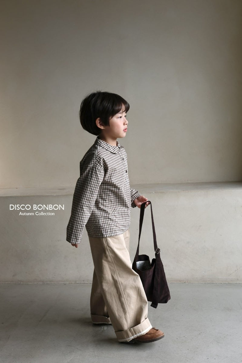 Disco Bonbon - Korean Children Fashion - #prettylittlegirls - Tony Check Shirt - 6