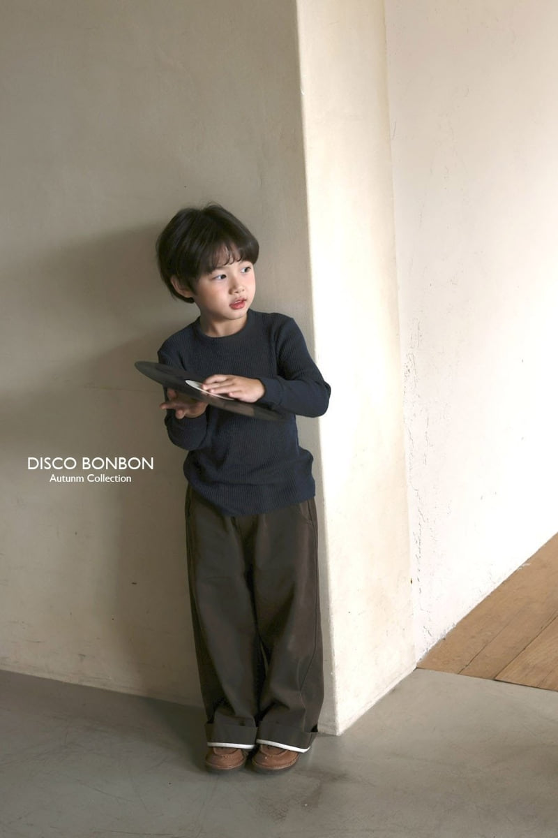 Disco Bonbon - Korean Children Fashion - #stylishchildhood - Knit-like Knit Tee - 11
