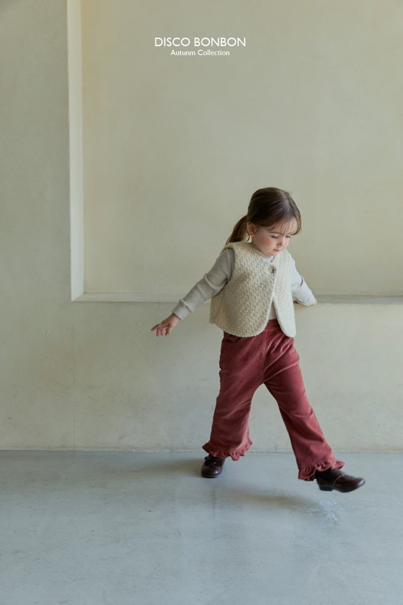 Disco Bonbon - Korean Children Fashion - #toddlerclothing - Wool Vest - 5