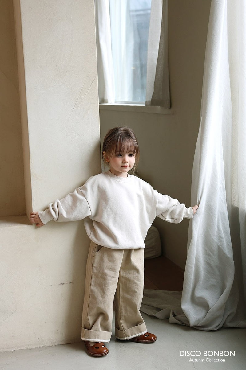 Disco Bonbon - Korean Children Fashion - #toddlerclothing - Roll Roll Cotton Pants - 11